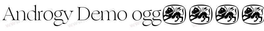 Androgy Demo ogg字体转换